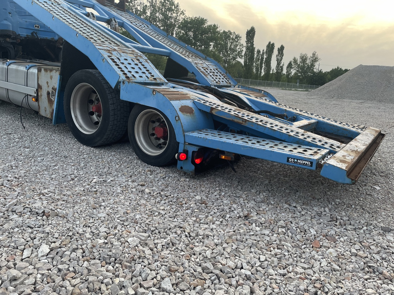 شاحنة نقل سيارات شاحنة لنقل المعدات الثقيلة SCANIA 164 480 V8 GS MEPPEL: صورة 10