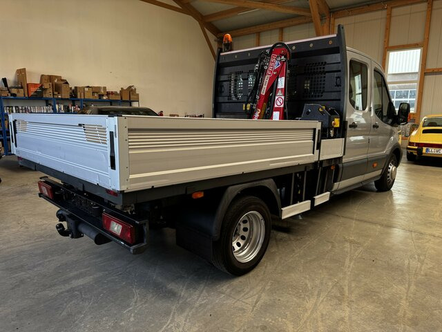FORD Transit FT 350L Doka TdCI 1.2t Fassi Kran - شاحنة مفتوحة, الشاحنات الصغيرة كابينة مزدوجة: صورة 5 FORD Transit FT 350L Doka TdCI 1.2t Fassi Kran - شاحنة مفتوحة, الشاحنات الصغيرة كابينة مزدوجة: صورة 5