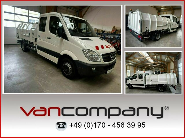 MERCEDES-BENZ Sprinter 516 CDI Müllwagen Papierkorbsammelfzg.... - شاحنة النفايات: صورة 1 MERCEDES-BENZ Sprinter 516 CDI Müllwagen Papierkorbsammelfzg.... - شاحنة النفايات: صورة 1