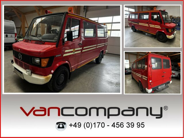 MERCEDES-BENZ T1 310 D Bremer Kombi Feuerwehr1. Hand... - حافلة صغيرة, ميكروباص: صورة 1 MERCEDES-BENZ T1 310 D Bremer Kombi Feuerwehr1. Hand... - حافلة صغيرة, ميكروباص: صورة 1