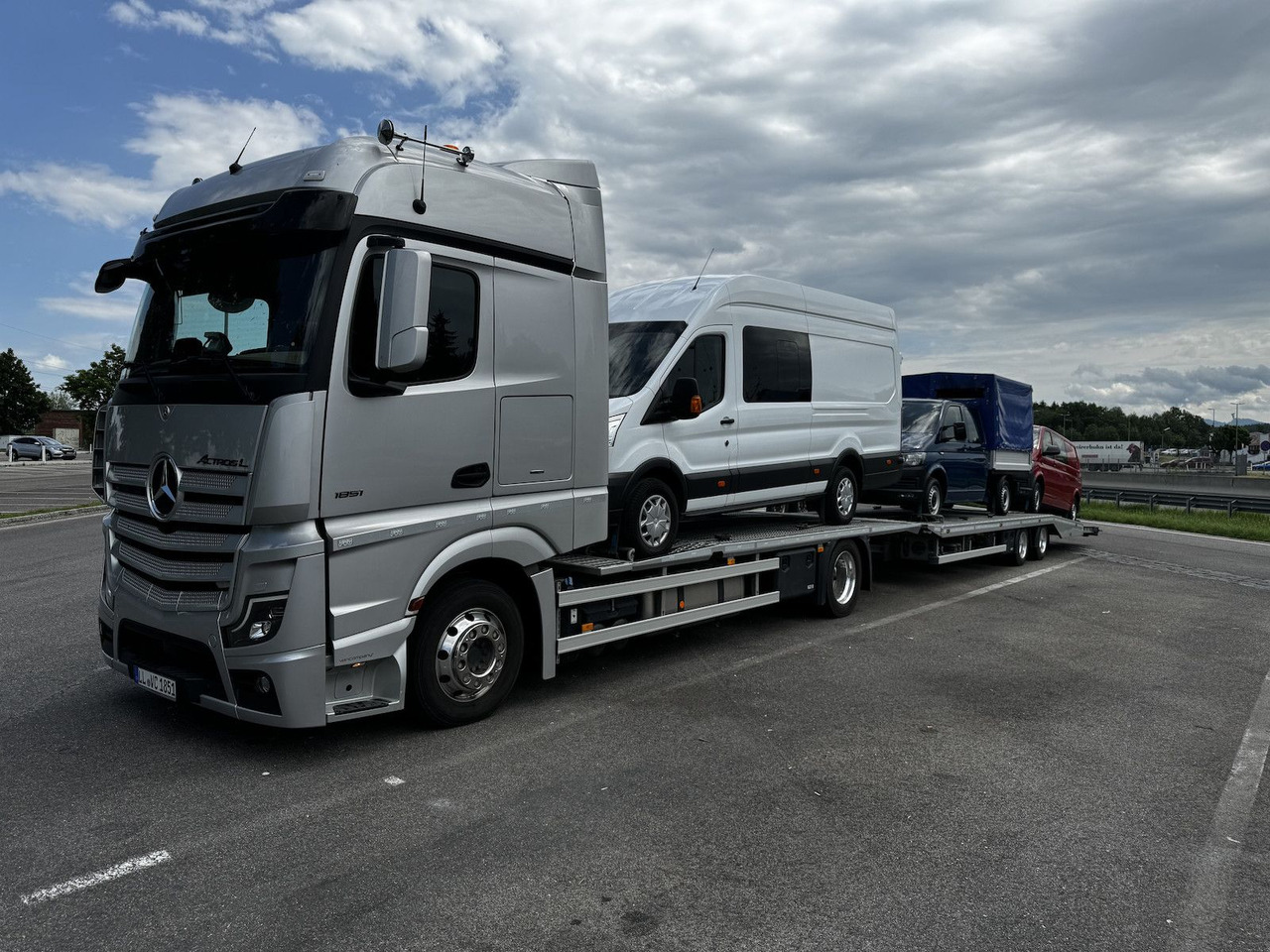 كرفان فان Mercedes-Benz Sprinter 319 CDI 4x4 3.0 V6 Untersetzung 1a!: صورة 37