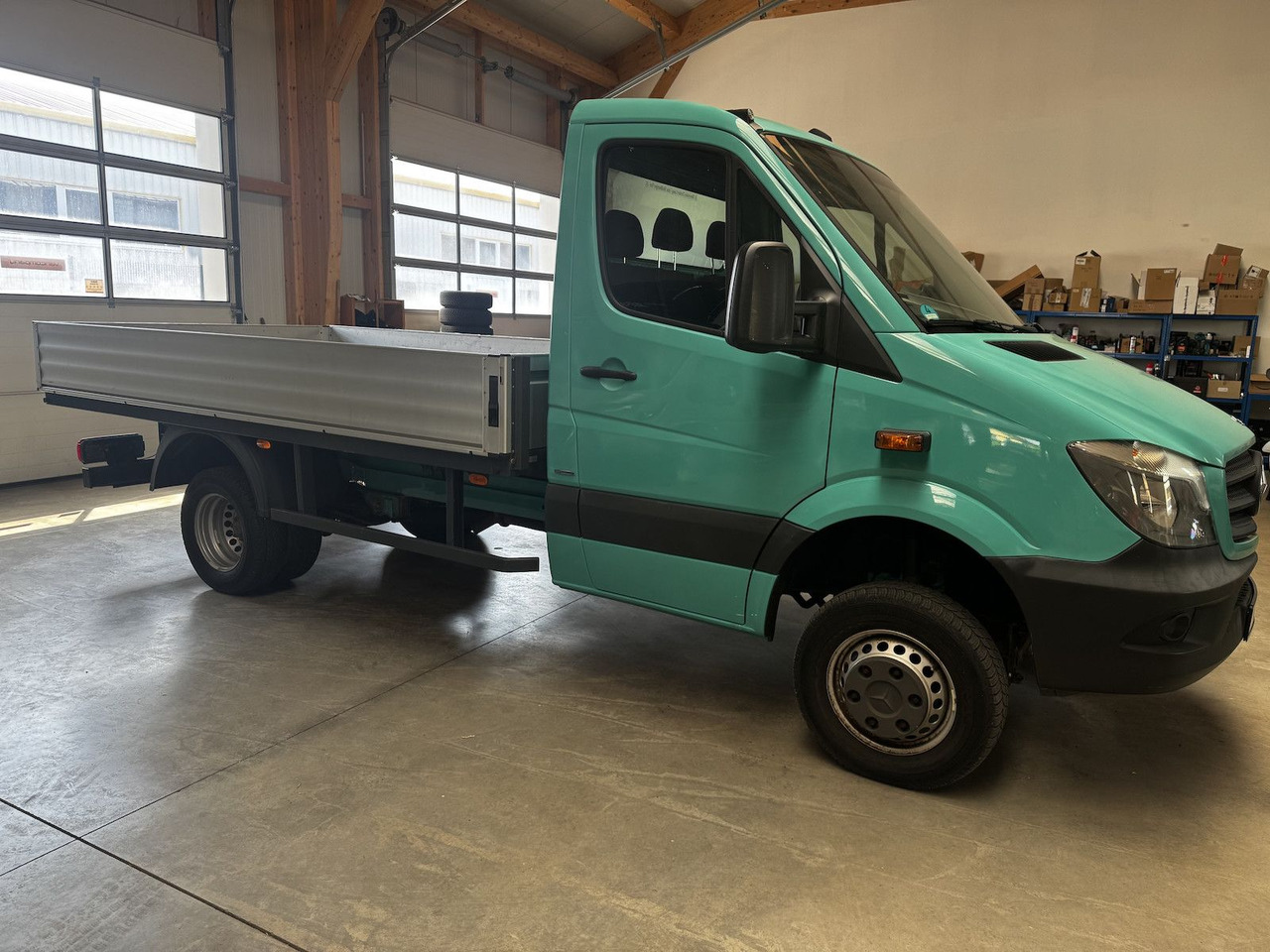 Mercedes-Benz Sprinter 513 CDI 4x4 Allrad Pritsche 3.5t - شاحنة مفتوحة: صورة 5 Mercedes-Benz Sprinter 513 CDI 4x4 Allrad Pritsche 3.5t - شاحنة مفتوحة: صورة 5