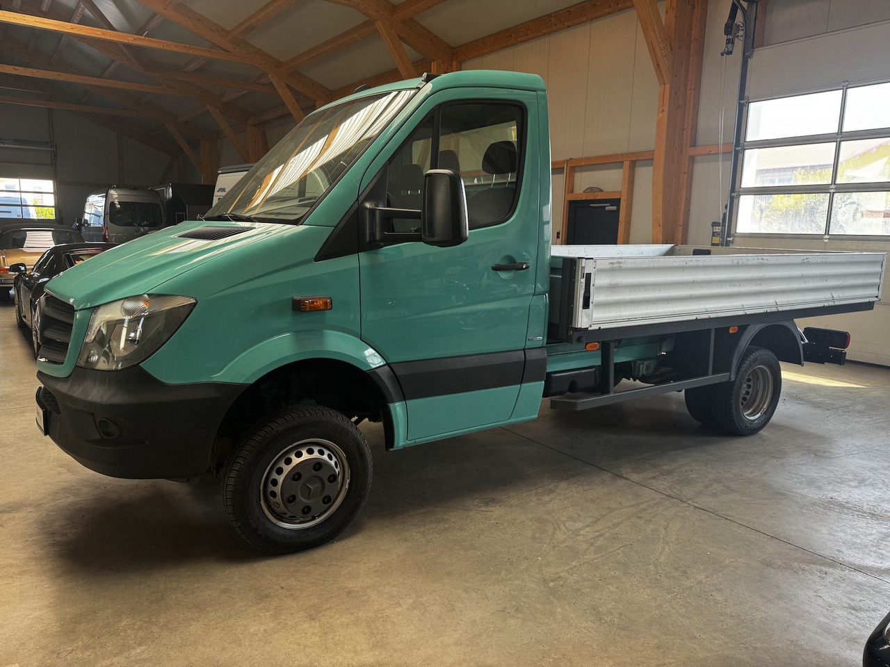 Mercedes-Benz Sprinter 513 CDI 4x4 Allrad Pritsche 3.5t - شاحنة مفتوحة: صورة 2 Mercedes-Benz Sprinter 513 CDI 4x4 Allrad Pritsche 3.5t - شاحنة مفتوحة: صورة 2