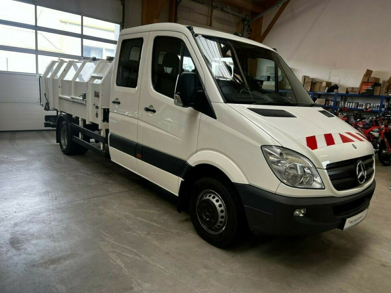 Mercedes-Benz Sprinter 516 CDI Doka LR ZÖLLER Müllpresse Mercedes-Benz Sprinter 516 CDI ZÖLLER-HAGEMANN Müllwagen - شاحنة النفايات: صورة 1 Mercedes-Benz Sprinter 516 CDI Doka LR ZÖLLER Müllpresse Mercedes-Benz Sprinter 516 CDI ZÖLLER-HAGEMANN Müllwagen - شاحنة النفايات: صورة 1