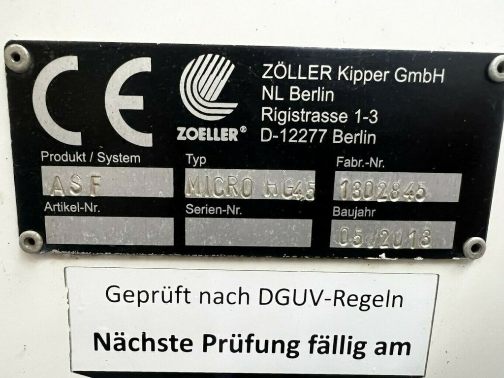 شاحنة النفايات Mercedes-Benz Sprinter 516 CDI Doka LR ZÖLLER Müllpresse: صورة 14
