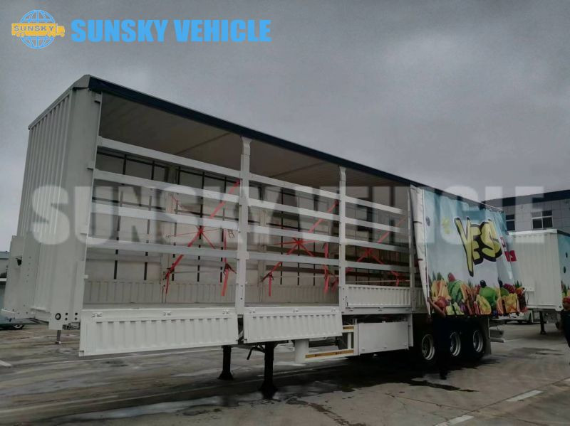 HOWO 13 meters curtain side semi trailer - نصف مقطورة ستارة: صورة 3 HOWO 13 meters curtain side semi trailer - نصف مقطورة ستارة: صورة 3