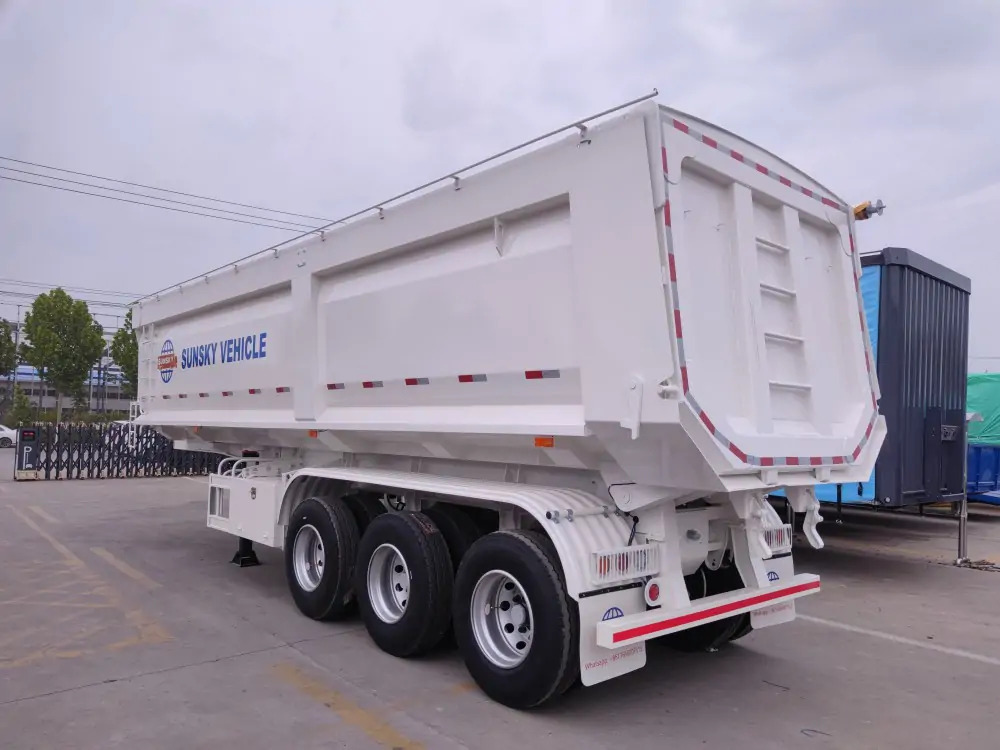 SUNSKY 40cbm 3-axle tipper trailer - قلابة نصف مقطورة نصف مقطورة قلابة: صورة 5 SUNSKY 40cbm 3-axle tipper trailer - قلابة نصف مقطورة نصف مقطورة قلابة: صورة 5
