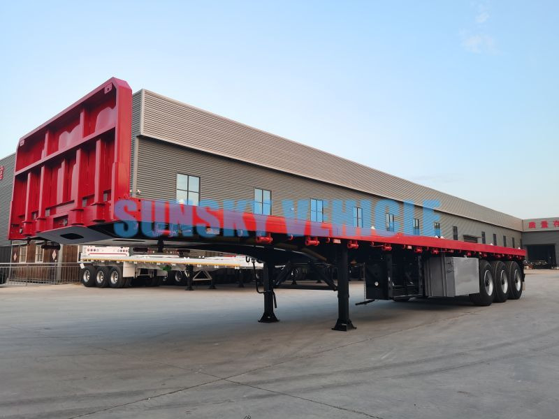 SUNSKY Flatbed Trailer with henred type axles and suspension - نصف مقطورة مسطحة: صورة 5 SUNSKY Flatbed Trailer with henred type axles and suspension - نصف مقطورة مسطحة: صورة 5