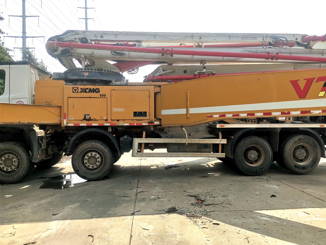 مضخة خرسانة XCMG Factory Schwing Used Concrete Boom Pump Truck HB58V Diesel Concrete Pump Hot Sale: صورة 8