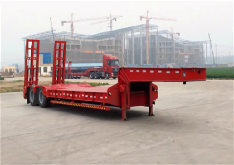 XCMG Official 3 Axle 18 Meter Long Truck Trailers 40Ft Low Bed Container Semi Trailer - عربة منخفضة مسطحة نصف مقطورة: صورة 5 XCMG Official 3 Axle 18 Meter Long Truck Trailers 40Ft Low Bed Container Semi Trailer - عربة منخفضة مسطحة نصف مقطورة: صورة 5