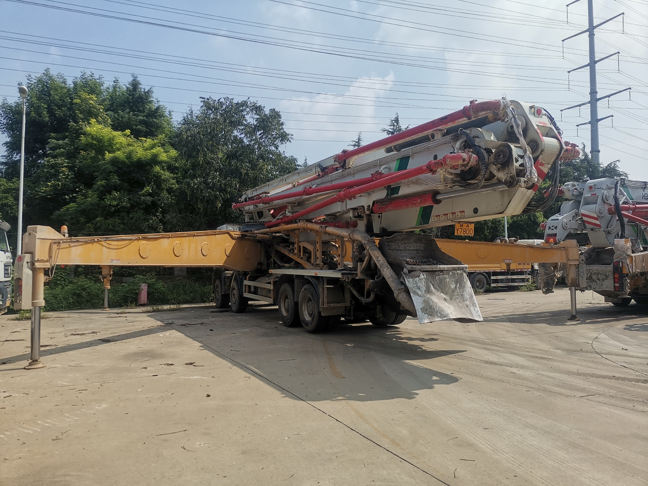 مضخة خرسانة XCMG Official Concrete Machinery Pump HB58V 58m Used Truck-mounted Concrete Pump Price List: صورة 7