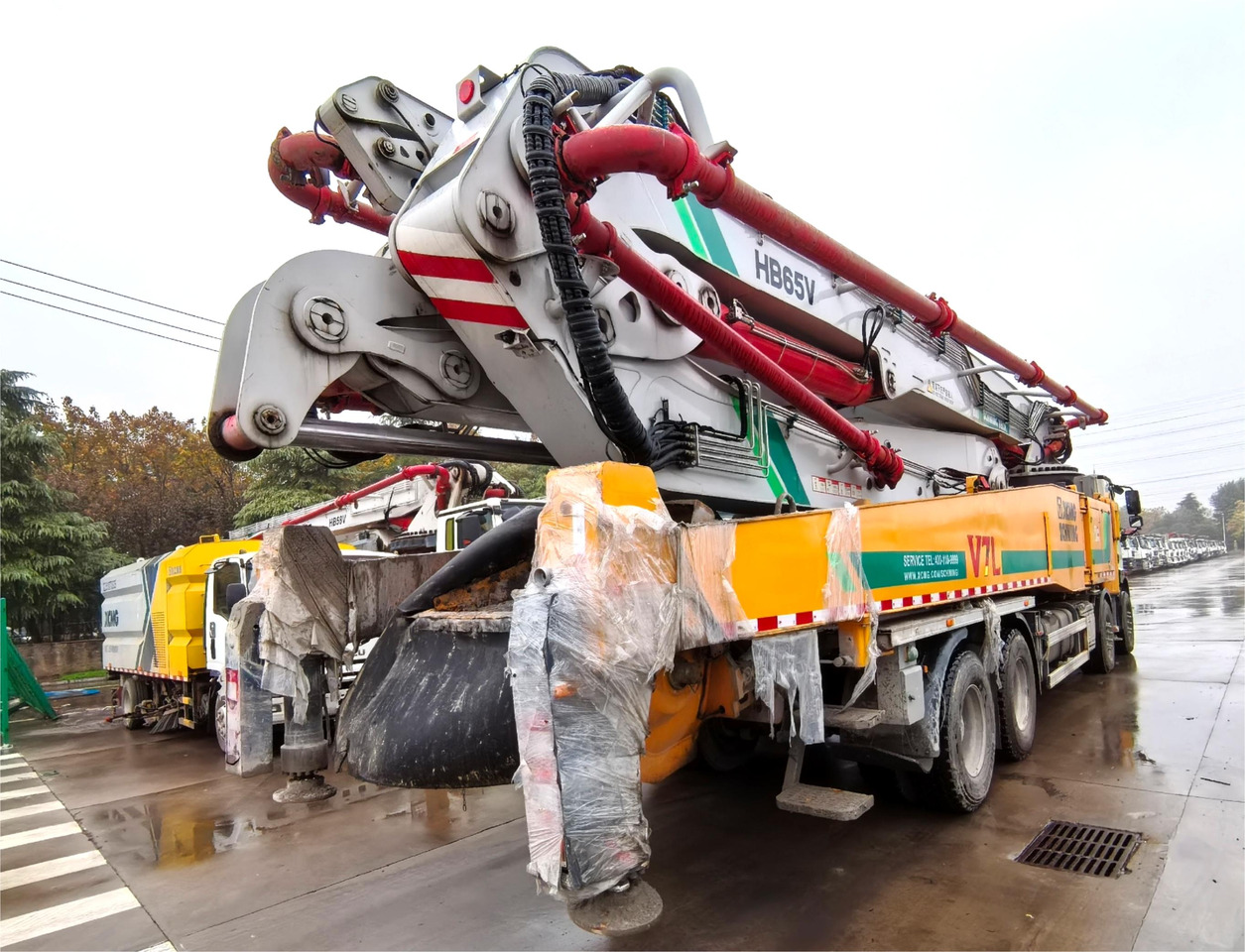 XCMG Official Second Hand Concrete Pump Machine HB65V 65m Concrete Boom Pump Truck Price List - مضخة خرسانة: صورة 4 XCMG Official Second Hand Concrete Pump Machine HB65V 65m Concrete Boom Pump Truck Price List - مضخة خرسانة: صورة 4