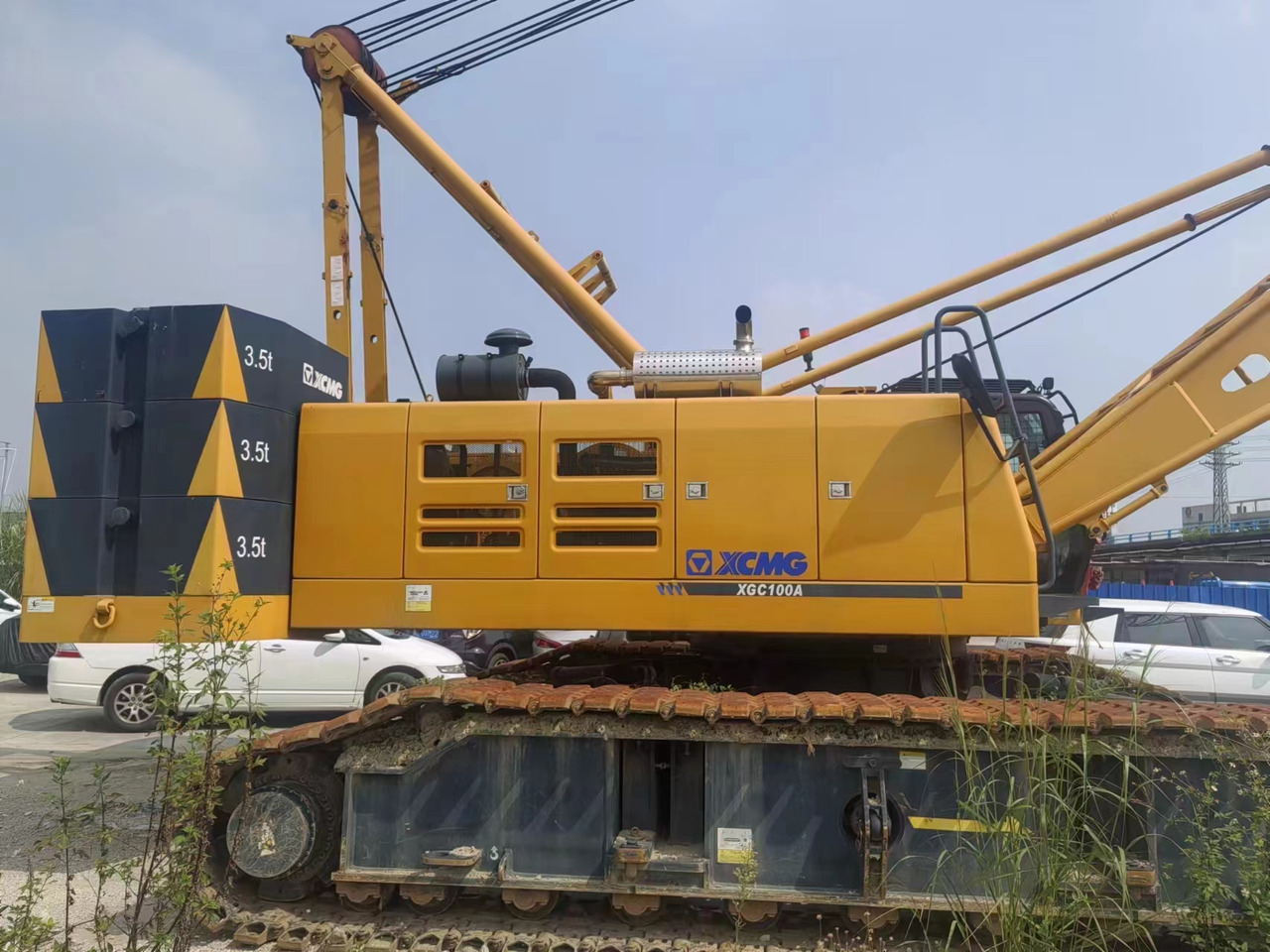 XCMG Official Used 100 Ton Mobile Crane XGC100A Hydraulic Lattice Boom Crawler Crane For Sale - رافعة مجنزرة: صورة 2 XCMG Official Used 100 Ton Mobile Crane XGC100A Hydraulic Lattice Boom Crawler Crane For Sale - رافعة مجنزرة: صورة 2