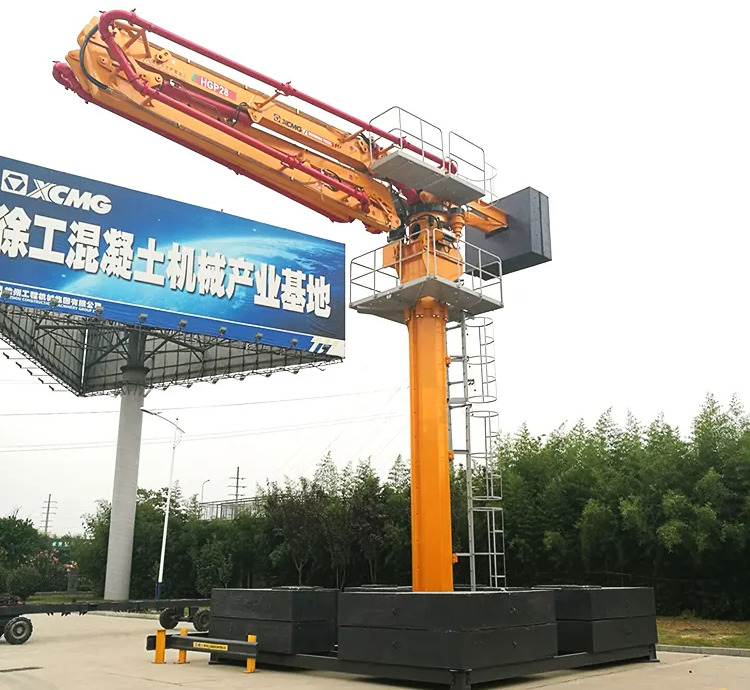 XCMG Schwing Concrete Distributor HGP32 High Efficiency 22kw 32m Hydraulic Spider Concrete Placing Boom Made in China - مضخة خرسانة ثابتة: صورة 3 XCMG Schwing Concrete Distributor HGP32 High Efficiency 22kw 32m Hydraulic Spider Concrete Placing Boom Made in China - مضخة خرسانة ثابتة: صورة 3