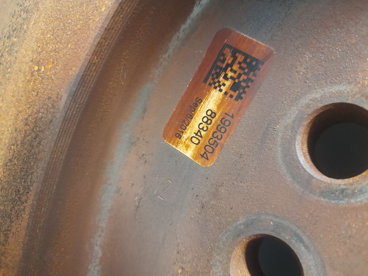 DAF XF 106 1993504 - دولاب الموازنة - شاحنة: صورة 2 DAF XF 106 1993504 - دولاب الموازنة - شاحنة: صورة 2