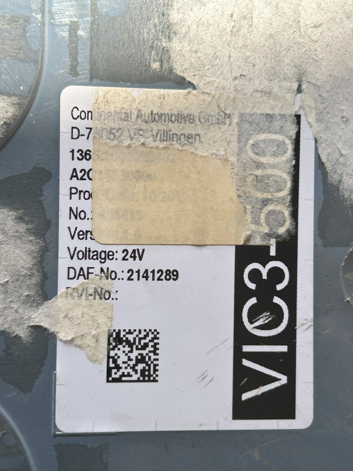 DAF XF 106 480 VIC3-500 - وحدة تحكم الكتروني - شاحنة: صورة 4 DAF XF 106 480 VIC3-500 - وحدة تحكم الكتروني - شاحنة: صورة 4