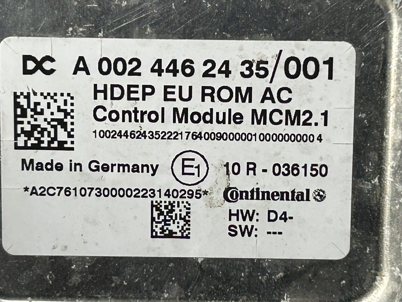 MERCEDES MCM 2.1 ACTROS MP4 OM 470 - وحدة تحكم الكتروني - شاحنة: صورة 3 MERCEDES MCM 2.1 ACTROS MP4 OM 470 - وحدة تحكم الكتروني - شاحنة: صورة 3