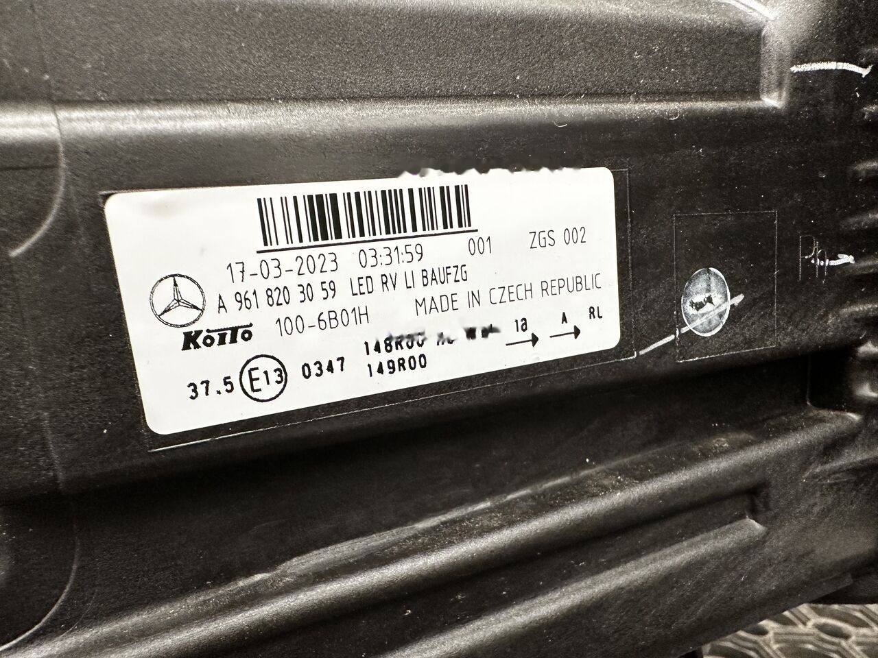 جديدة مصابيح أضواء السيارة الأمامية - شاحنة Mercedes-Benz LED ACTROS AROCS MP5   Mercedes-Benz ACTROS MP4: صورة 8