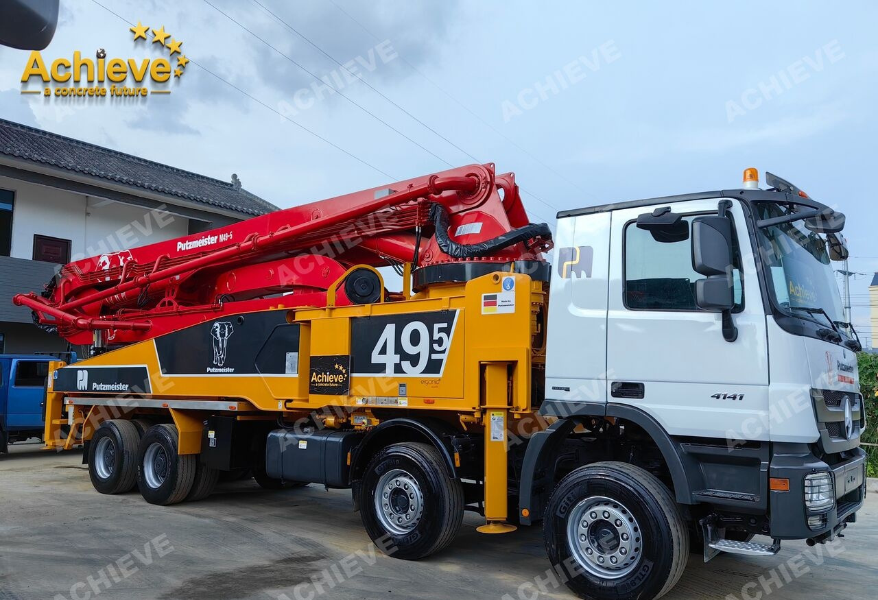 PUTZMEISTER Mercedes-Benz 4141 Putzmeister 49.5M 【ACHIEVE】TOP CONDITION!!! - مضخة خرسانة: صورة 5 PUTZMEISTER Mercedes-Benz 4141 Putzmeister 49.5M 【ACHIEVE】TOP CONDITION!!! - مضخة خرسانة: صورة 5