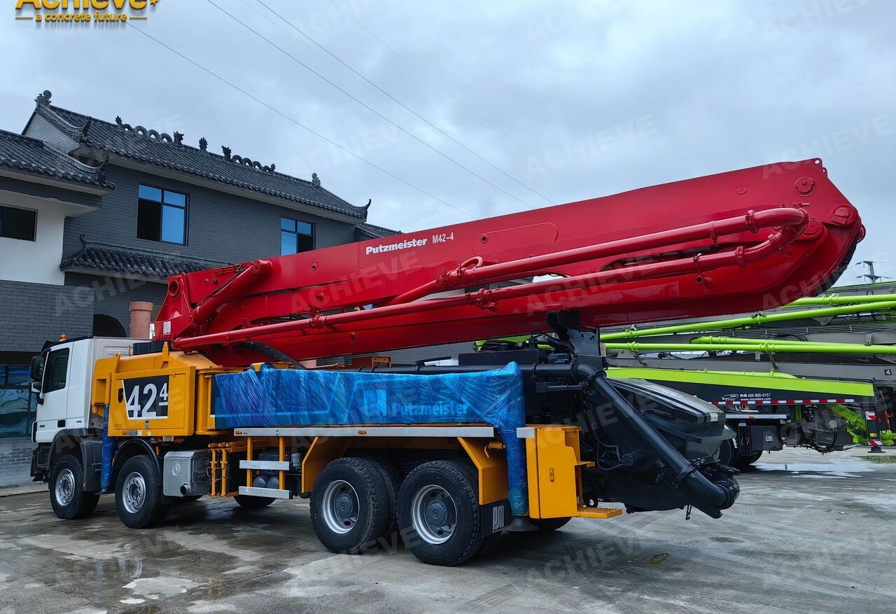 PUTZMEISTER Mercedes-Benz Actros 4141 concrete pumpM42-4R 170 m³【ACHIEVE】TOP CONDITION!!! - مضخة خرسانة: صورة 3 PUTZMEISTER Mercedes-Benz Actros 4141 concrete pumpM42-4R 170 m³【ACHIEVE】TOP CONDITION!!! - مضخة خرسانة: صورة 3