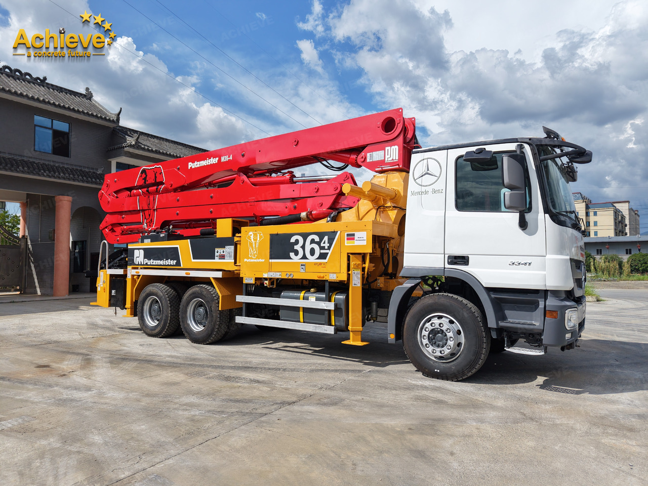 PUTZMEISTER Mercedes-Benz M36-4 2018 ACTROS 3341【ACHIEVE】TOP CONDITION!!! - مضخة خرسانة: صورة 3 PUTZMEISTER Mercedes-Benz M36-4 2018 ACTROS 3341【ACHIEVE】TOP CONDITION!!! - مضخة خرسانة: صورة 3