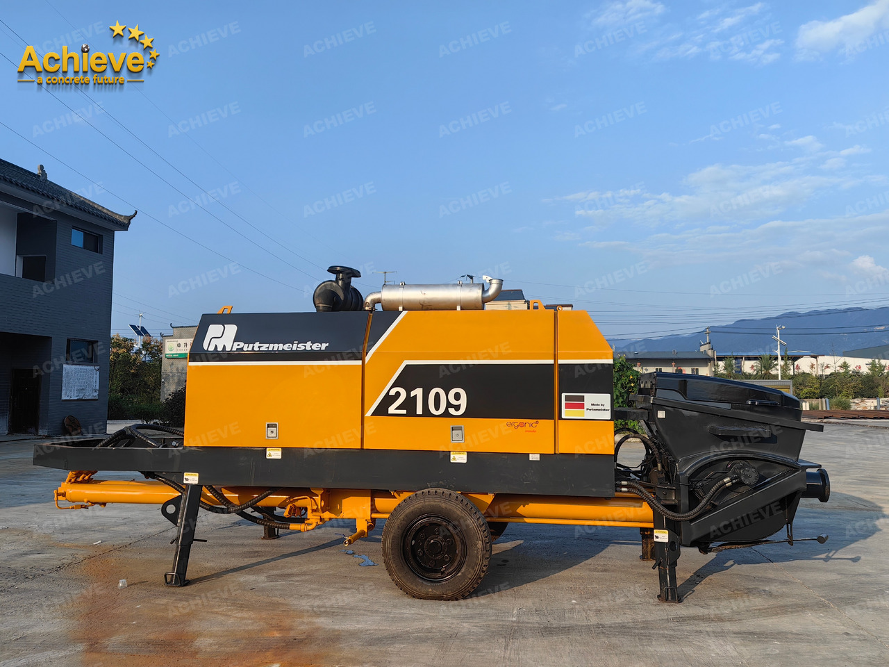 Putzmeister 2013 putzmeist BSA2109H-D Stationary concrete pump【ACHIEVE】TOP CONDITION!!! - مضخة خرسانة ثابتة: صورة 1 Putzmeister 2013 putzmeist BSA2109H-D Stationary concrete pump【ACHIEVE】TOP CONDITION!!! - مضخة خرسانة ثابتة: صورة 1
