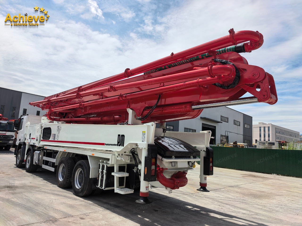مضخة خرسانة Putzmeister Putzmeister  M56-4RZ Actros 4141Mercedes-Benz Concrete pump truck 【ACHIEVE】TOP CONDITION!!!: صورة 6