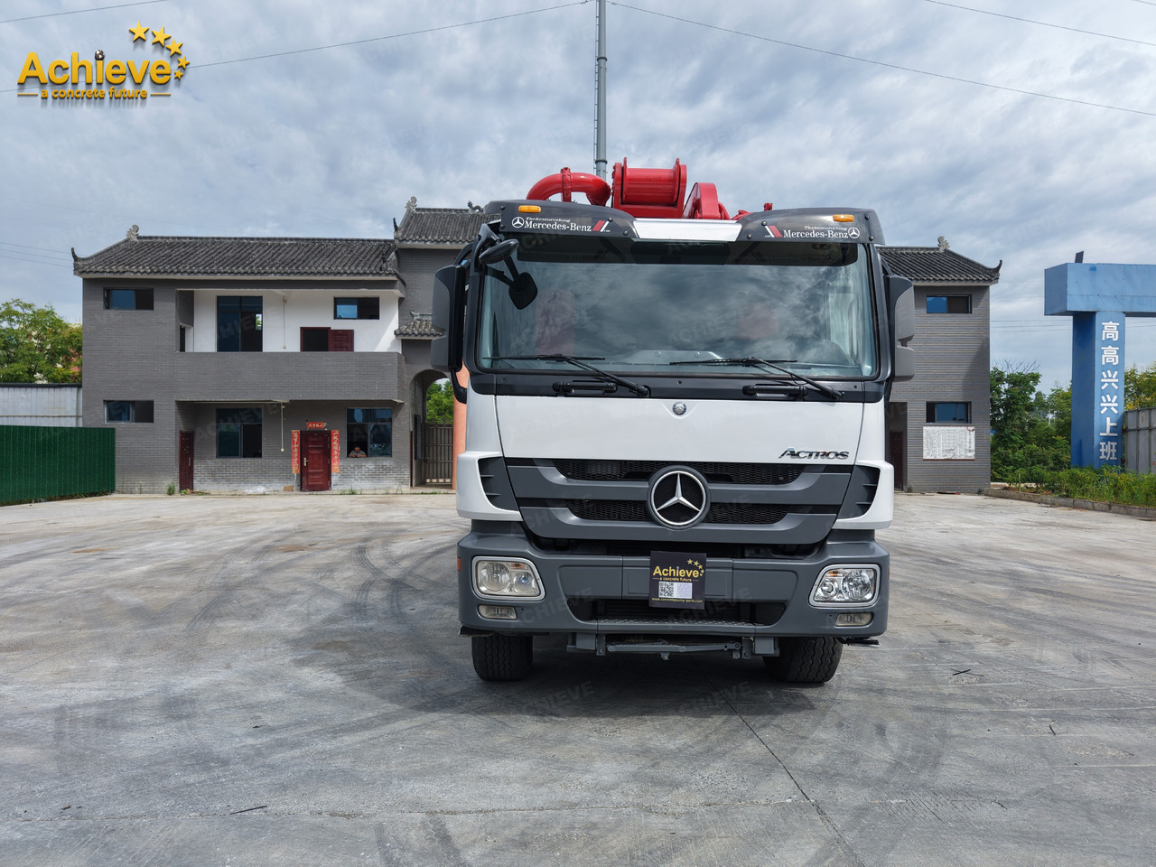 مضخة خرسانة Putzmeister Putzmeister  M56-4RZ Actros 4141Mercedes-Benz Concrete pump truck 【ACHIEVE】TOP CONDITION!!!: صورة 19