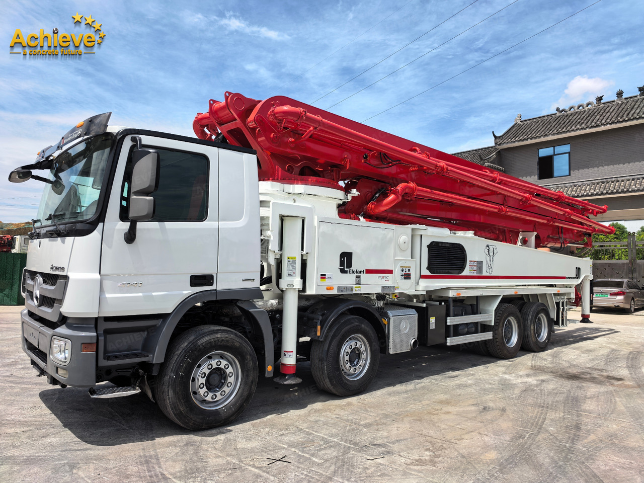 Putzmeister Putzmeister M56-4RZ Actros 4141Mercedes-Benz Concrete pump truck 【ACHIEVE】TOP CONDITION!!! - مضخة خرسانة: صورة 2 Putzmeister Putzmeister M56-4RZ Actros 4141Mercedes-Benz Concrete pump truck 【ACHIEVE】TOP CONDITION!!! - مضخة خرسانة: صورة 2