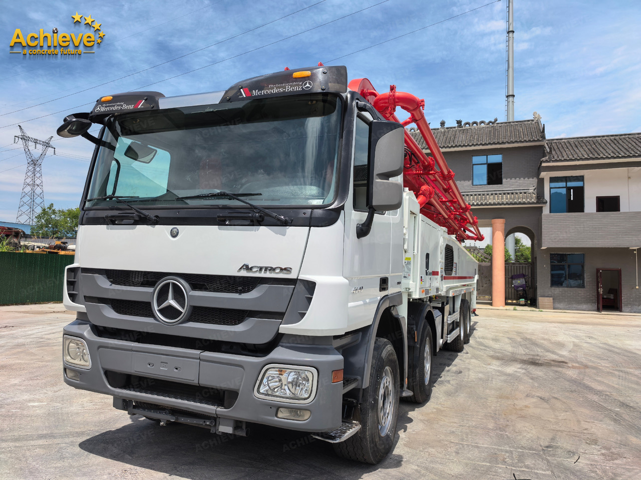 Putzmeister Putzmeister M56-4RZ Actros 4141Mercedes-Benz Concrete pump truck 【ACHIEVE】TOP CONDITION!!! - مضخة خرسانة: صورة 4 Putzmeister Putzmeister M56-4RZ Actros 4141Mercedes-Benz Concrete pump truck 【ACHIEVE】TOP CONDITION!!! - مضخة خرسانة: صورة 4