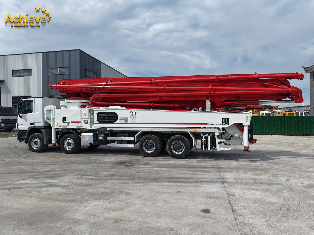 مضخة خرسانة Putzmeister Putzmeister  M56-4RZ Actros 4141Mercedes-Benz Concrete pump truck 【ACHIEVE】TOP CONDITION!!!: صورة 23