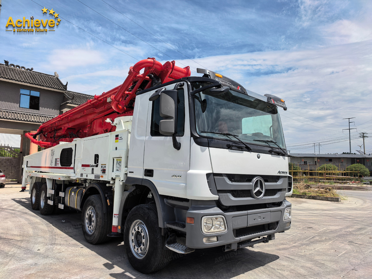 Putzmeister Putzmeister M56-4RZ Actros 4141Mercedes-Benz Concrete pump truck 【ACHIEVE】TOP CONDITION!!! - مضخة خرسانة: صورة 3 Putzmeister Putzmeister M56-4RZ Actros 4141Mercedes-Benz Concrete pump truck 【ACHIEVE】TOP CONDITION!!! - مضخة خرسانة: صورة 3