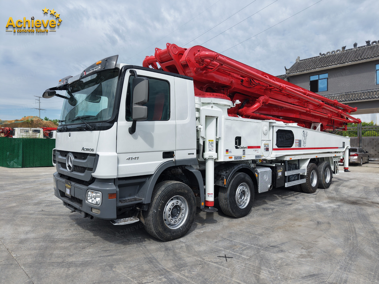 مضخة خرسانة Putzmeister Putzmeister  M56-4RZ Actros 4141Mercedes-Benz Concrete pump truck 【ACHIEVE】TOP CONDITION!!!: صورة 20