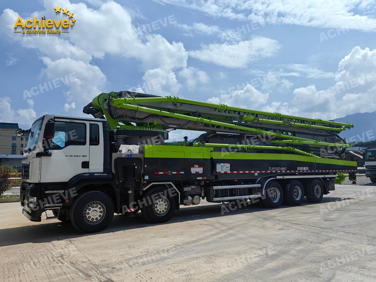 مضخة خرسانة Zoomlion Zoomlion 70M 70X-6RZ  Concrete pump truck ACTROS 4141 【ACHIEVE】TOP CONDITION!!!: صورة 20