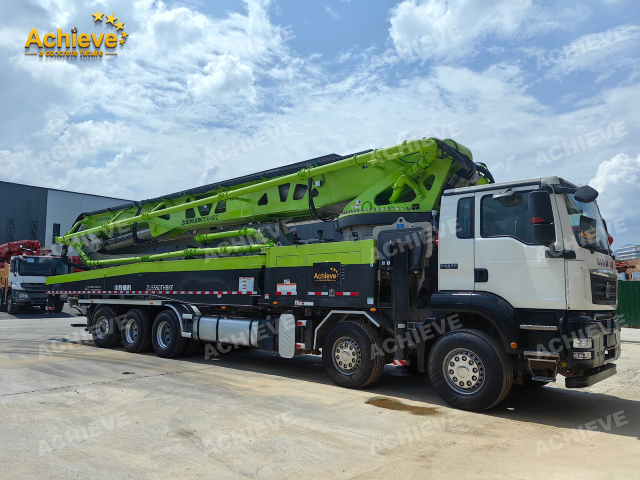 مضخة خرسانة Zoomlion Zoomlion 70M 70X-6RZ  Concrete pump truck ACTROS 4141 【ACHIEVE】TOP CONDITION!!!: صورة 13
