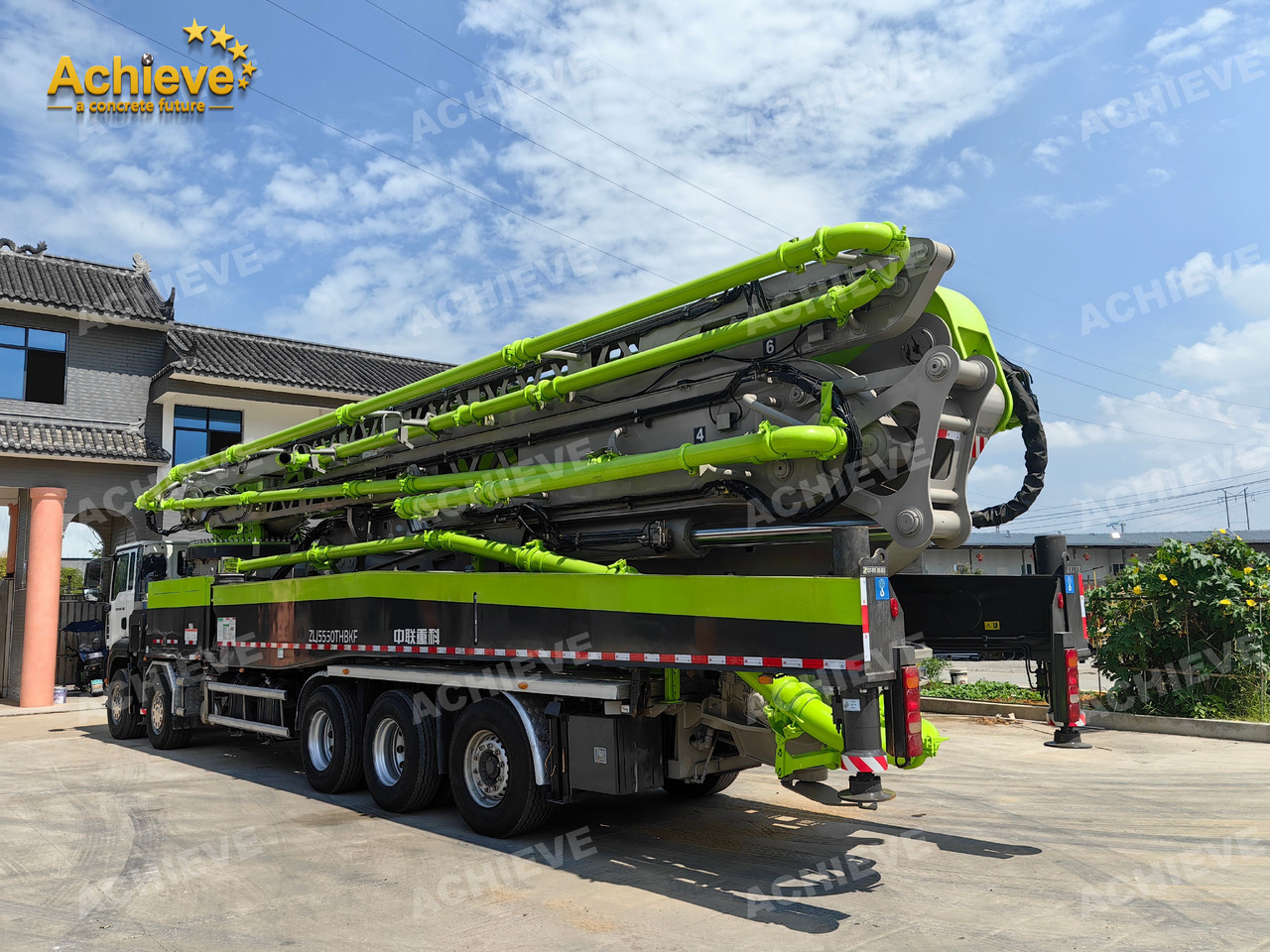 مضخة خرسانة Zoomlion Zoomlion 70M 70X-6RZ  Concrete pump truck ACTROS 4141 【ACHIEVE】TOP CONDITION!!!: صورة 18