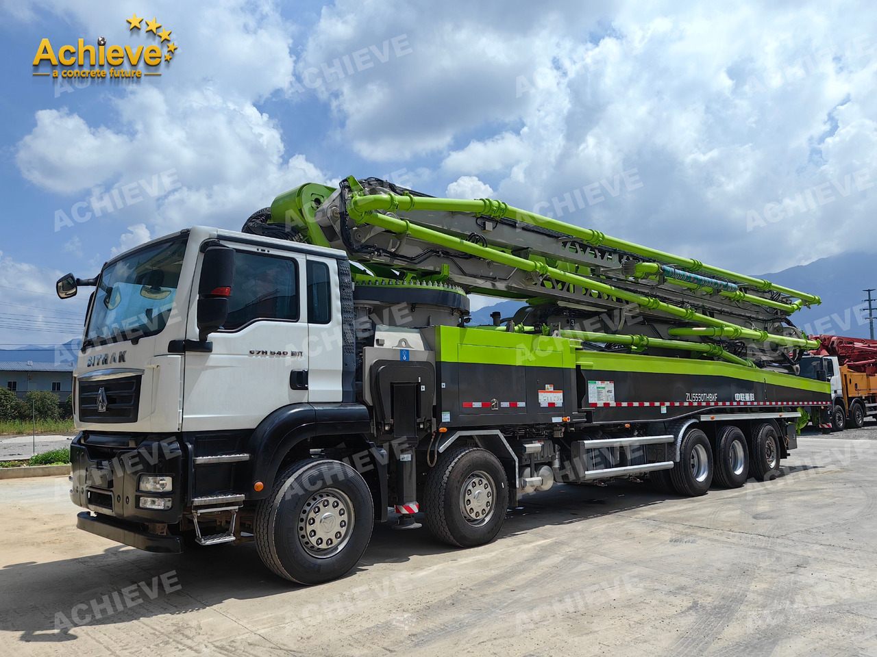 مضخة خرسانة Zoomlion Zoomlion 70M 70X-6RZ  Concrete pump truck ACTROS 4141 【ACHIEVE】TOP CONDITION!!!: صورة 11