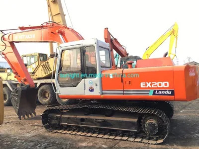 Cheap 20 Ton Excavator Used Hitachi Ex200 Hydraylic Excavator for Sale - حفار زحاف: صورة 1 Cheap 20 Ton Excavator Used Hitachi Ex200 Hydraylic Excavator for Sale - حفار زحاف: صورة 1