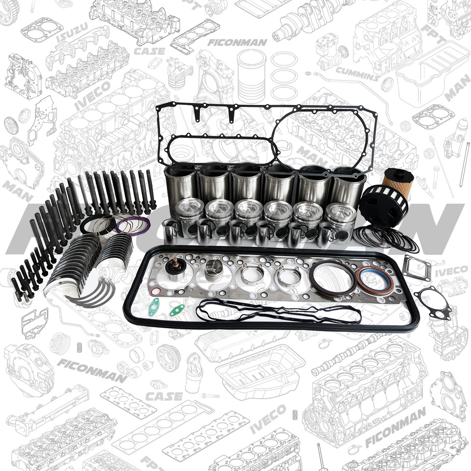 FPT IVECO CASE Cursor9 Euro 6 F2CFE612 A/B/D ENGINE OVERHAUL 8094279 - طقم إصلاح المحرك - شاحنة: صورة 1 FPT IVECO CASE Cursor9 Euro 6 F2CFE612 A/B/D ENGINE OVERHAUL 8094279 - طقم إصلاح المحرك - شاحنة: صورة 1