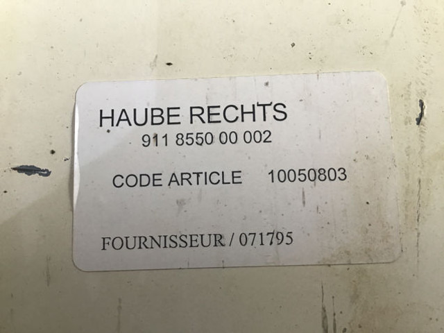 Liebherr Bonnet Right - غطاء محرك المركبة: صورة 4 Liebherr Bonnet Right - غطاء محرك المركبة: صورة 4