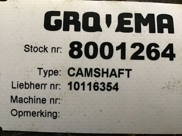 Liebherr Camshaft - عمود الكامات: صورة 1 Liebherr Camshaft - عمود الكامات: صورة 1