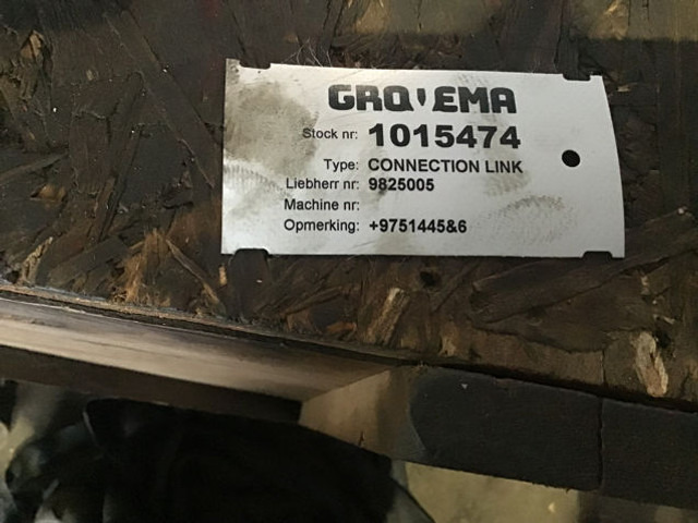 Liebherr Connection Link - قارنة توصيل هيدروليكي: صورة 1 Liebherr Connection Link - قارنة توصيل هيدروليكي: صورة 1