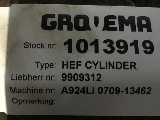 اسطوانة هيدروليكية Liebherr Cylinder: صورة 19 اسطوانة هيدروليكية Liebherr Cylinder: صورة 19
