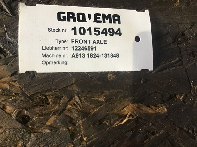 Liebherr Front Axle - المحور و قطع الغيار: صورة 1 Liebherr Front Axle - المحور و قطع الغيار: صورة 1