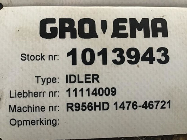 قطع غيار Liebherr Guide Wheel D8L: صورة 12