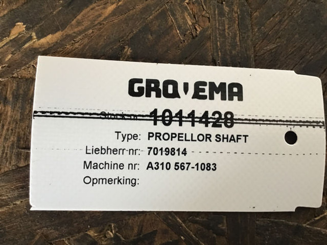 Liebherr Propeller Shaft - نصف رمح: صورة 5 Liebherr Propeller Shaft - نصف رمح: صورة 5