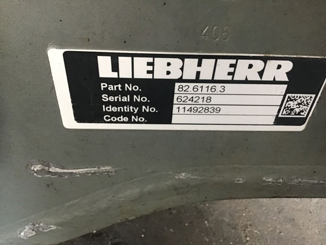 Liebherr Rear Axle - المحور و قطع الغيار: صورة 1 Liebherr Rear Axle - المحور و قطع الغيار: صورة 1