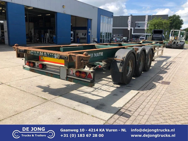 Flandria 40 FT Container Chassis / BPW + Disc / Lift Axle - نصف مقطورة لنقل الحاويات: صورة 1 Flandria 40 FT Container Chassis / BPW + Disc / Lift Axle - نصف مقطورة لنقل الحاويات: صورة 1