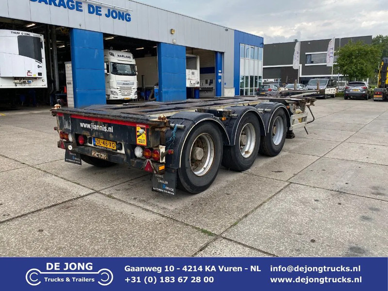 Pacton TXC 343 Multi / 3x Extendable / 1x Lift Axle - نصف مقطورة لنقل الحاويات: صورة 1 Pacton TXC 343 Multi / 3x Extendable / 1x Lift Axle - نصف مقطورة لنقل الحاويات: صورة 1