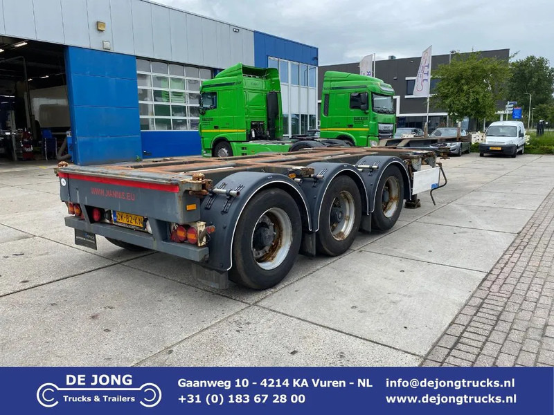 Pacton TXC 343 Multi / 3x Extendable / 1x Lift Axle - نصف مقطورة لنقل الحاويات: صورة 1 Pacton TXC 343 Multi / 3x Extendable / 1x Lift Axle - نصف مقطورة لنقل الحاويات: صورة 1